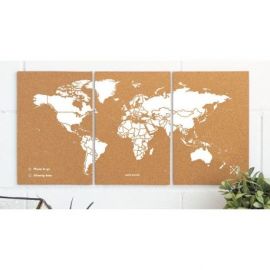 PUZZLE WOODY MAP M - WHITE