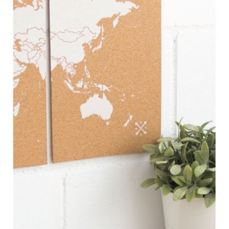 PUZZLE WOODY MAP M - WHITE