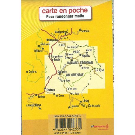 QUEYRAS CARTE EN POCHE
