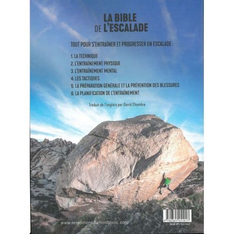 LA BIBLE DE L'ESCALADE ENTRAINEMENT TECHNIQUE PHYSIQUE