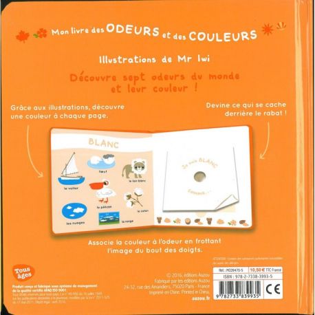 LE MONDE - MON LIVRE DES ODEURS ET DES COULEURS