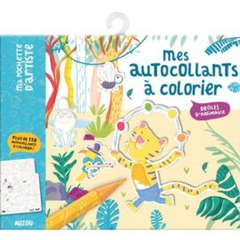 DROLES D'ANIMAUX - MES AUTOCOLLANTS A COLORIER