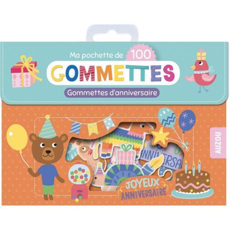 ANNIVERSAIRE - 100 GOMMETTES