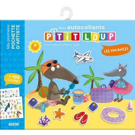 P'TIT LOUP LES VACANCES MA POCHETTE D'AUTOCOLLANTS
