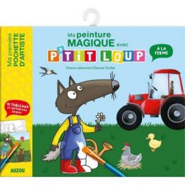 P'TIT LOUP A LA FERME MA POCHETTE PEINTURES MAGIQUES