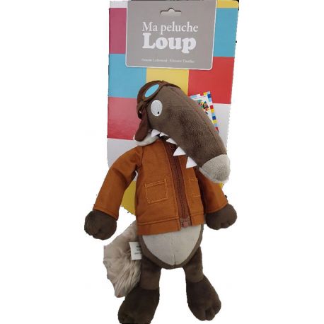 MA PELUCHE LOUP AVIATEUR