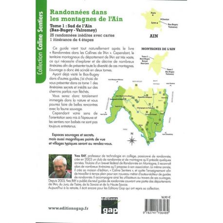RANDONNÉES DANS LES MONTAGNES DE L'AIN - TOME 1