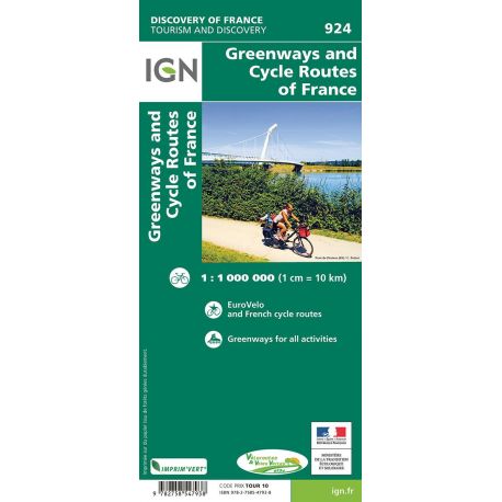 924 - VELOROUTES ET VOIES VERTES DE FRANCE