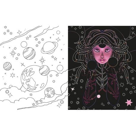 POUSSIERES D'ETOILES TABLEAUX MAGIQUES A GRATTER