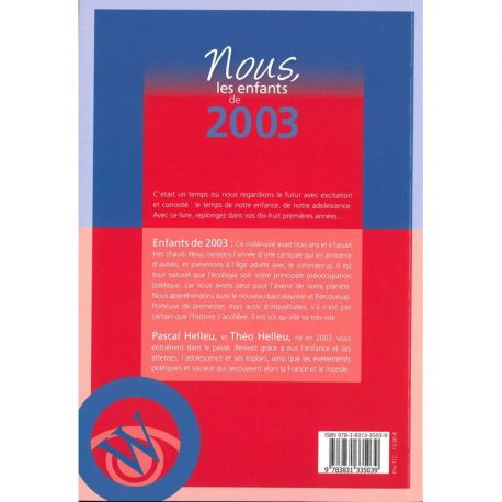 NOUS, LES ENFANTS DE 2003
