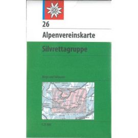 ALPENVEREINSKARTE - SILVRETTAGRUPPE