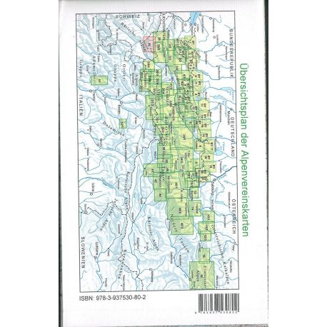 ALPENVEREINSKARTE - SILVRETTAGRUPPE