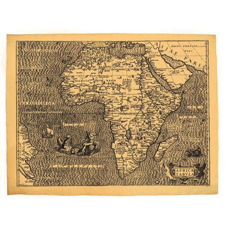 AFRIQUE EN 1602 58,5 CM X42 CM