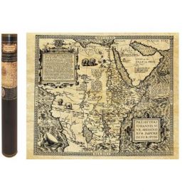 AFRIQUE SOURCES DU NIL EN 1587 50CM X 38 CM