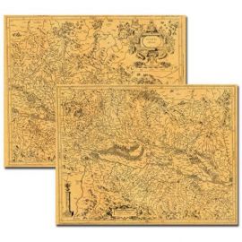 ALSACE EN 1592 ALSACE DU NORD ALSACE DU SUD(X 2 CARTES)