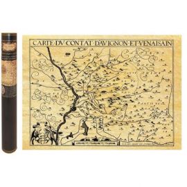 COMTE D'AVIGNON EN 1615 58,5 CM X 42 CM