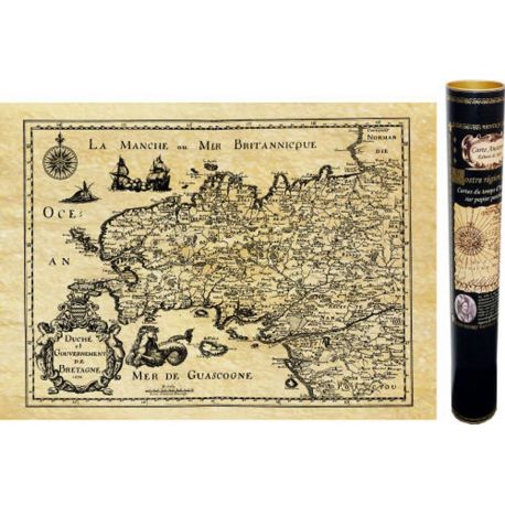 BRETAGNE EN 1650 50 CM X 38 CM