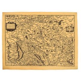 FRANCHE COMTE EN 1592 58,5 CM X 42 CM