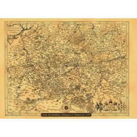 HAINAUT ET LA BELGIQUE EN 1585 50 CM X 38 CM