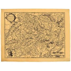 HELVETIA SUISSE EN 1592 58,5 CM X 42 CM
