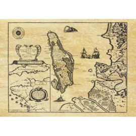 ILE D'OLERON EN 1627 CARTE DE NAVIGATION