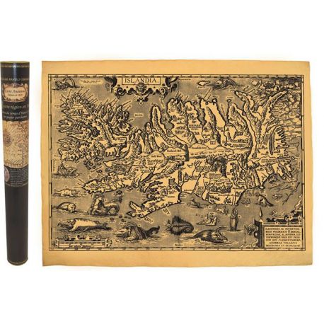 ISLANDE EN 1585 58,5 CM X 42 CM