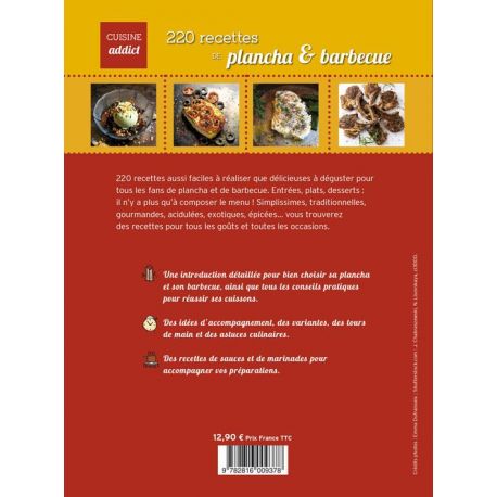 220 RECETTES DE PLANCHA ET BARBECUE