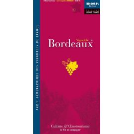 VIGNOBLE DE BORDEAUX CARTE PLIEE