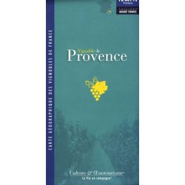 VIGNOBLE DE PROVENCE PLIEE CARTE PLIEE
