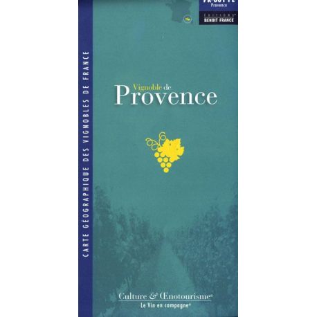 VIGNOBLE DE PROVENCE PLIEE CARTE PLIEE