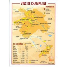 VINS DE CHAMPAGNE CARTES POSTALES