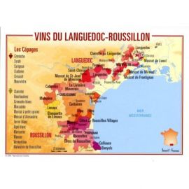 VINS DU LANGUEDOC-ROUSSILLON CARTES POSTALES