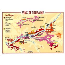VINS DE TOURAINE CARTES POSTALES