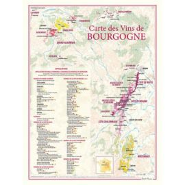CARTE DES VINS DE BOURGOGNE