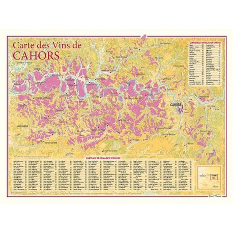CARTE DES VINS DE CAHORS