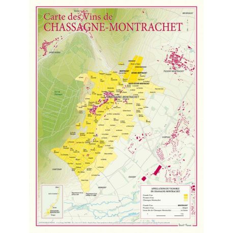 CARTE DES VINS DE CHASSAGNE MONTRACHET