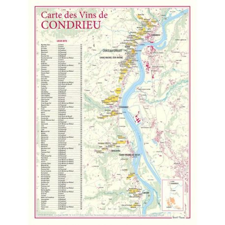 CARTE DES VINS DE CONDRIEU