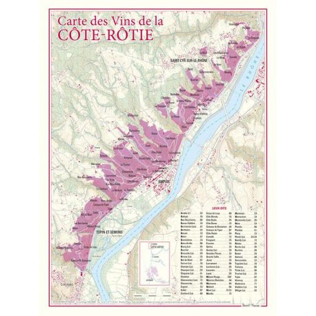 CARTE DES VINS DE COTE- ROTIE