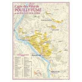 CARTE DES VINS DE POUILLY FUME ET DE POUILLY SUR LOIRE