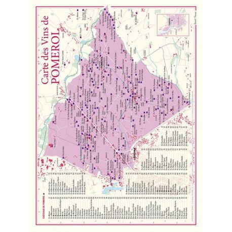 CARTE DES VINS DE POMEROL