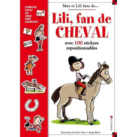 LILI FAN DE CHEVAL LIVRE STICKERS