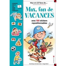 MAX FAN DE VACANCES LIVRE STICKERS