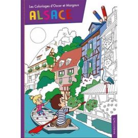 ALSACE - COLORIAGE OSCAR ET MARGAUX