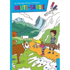 HAUTE SAVOIE - COLORIAGE OSCAR ET MARGAUX