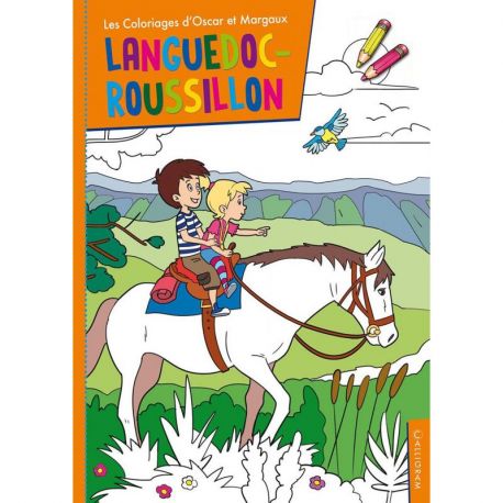 LANGUEDOC ROUSSILLON - COLORIAGE OSCAR ET MARGAUX