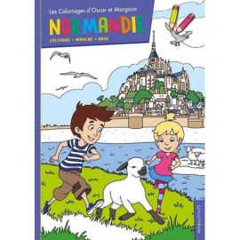 NORMANDIE - COLORIAGE OSCAR ET MARGAUX