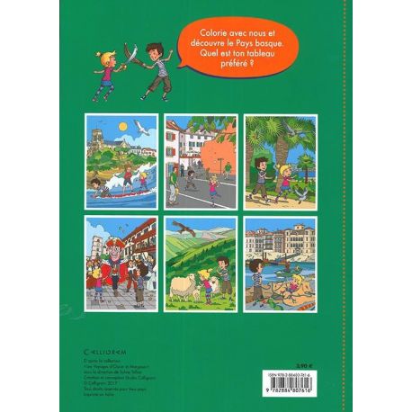 PAYS BASQUE - COLORIAGE OSCAR ET MARGAUX