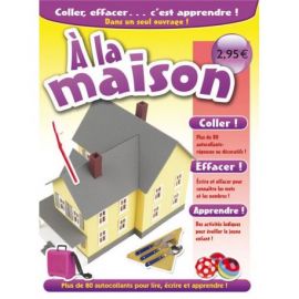 A LA MAISON 80 AUTOCOLLANTS PR APPRENDRE