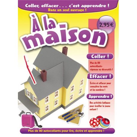 A LA MAISON 80 AUTOCOLLANTS PR APPRENDRE