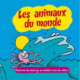 LES ANIMAUX DU MONDE LIVRE AVEC VOLETS